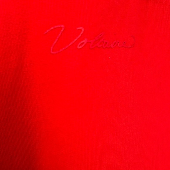 Zadig & Voltaire Sofia Trackpants High Rise Joggers in Red Cotton, Size Medium - Picture 7 of 10